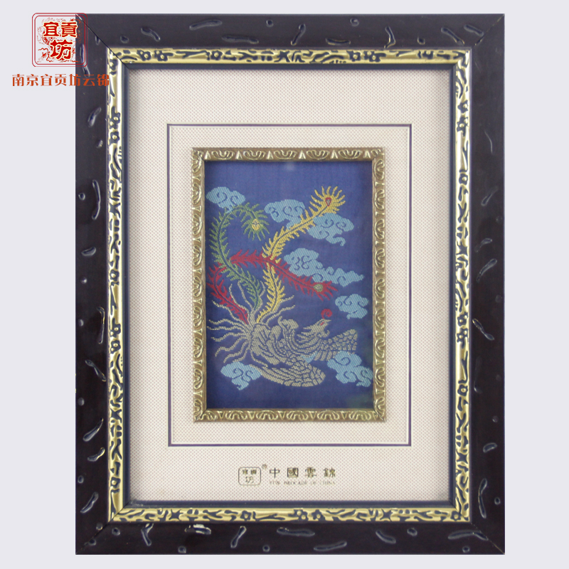 千禧凤框画